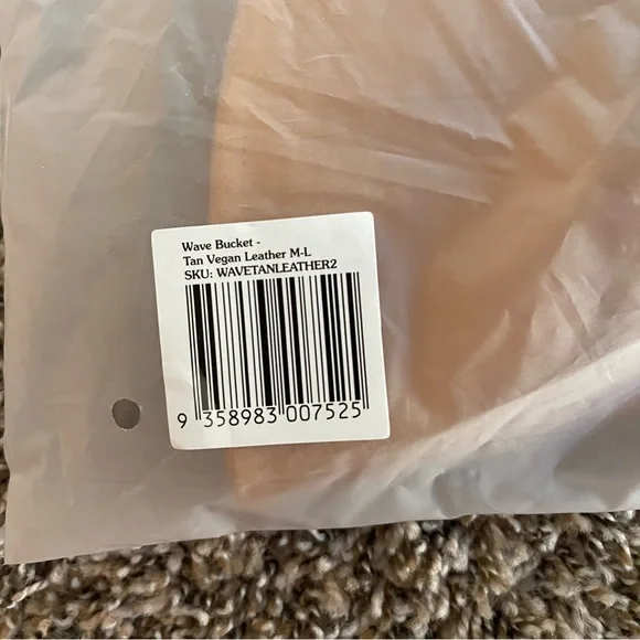 NWT Lack of Color Vegan Leather Bucket Hat in Tan - Picture 11 of 15
